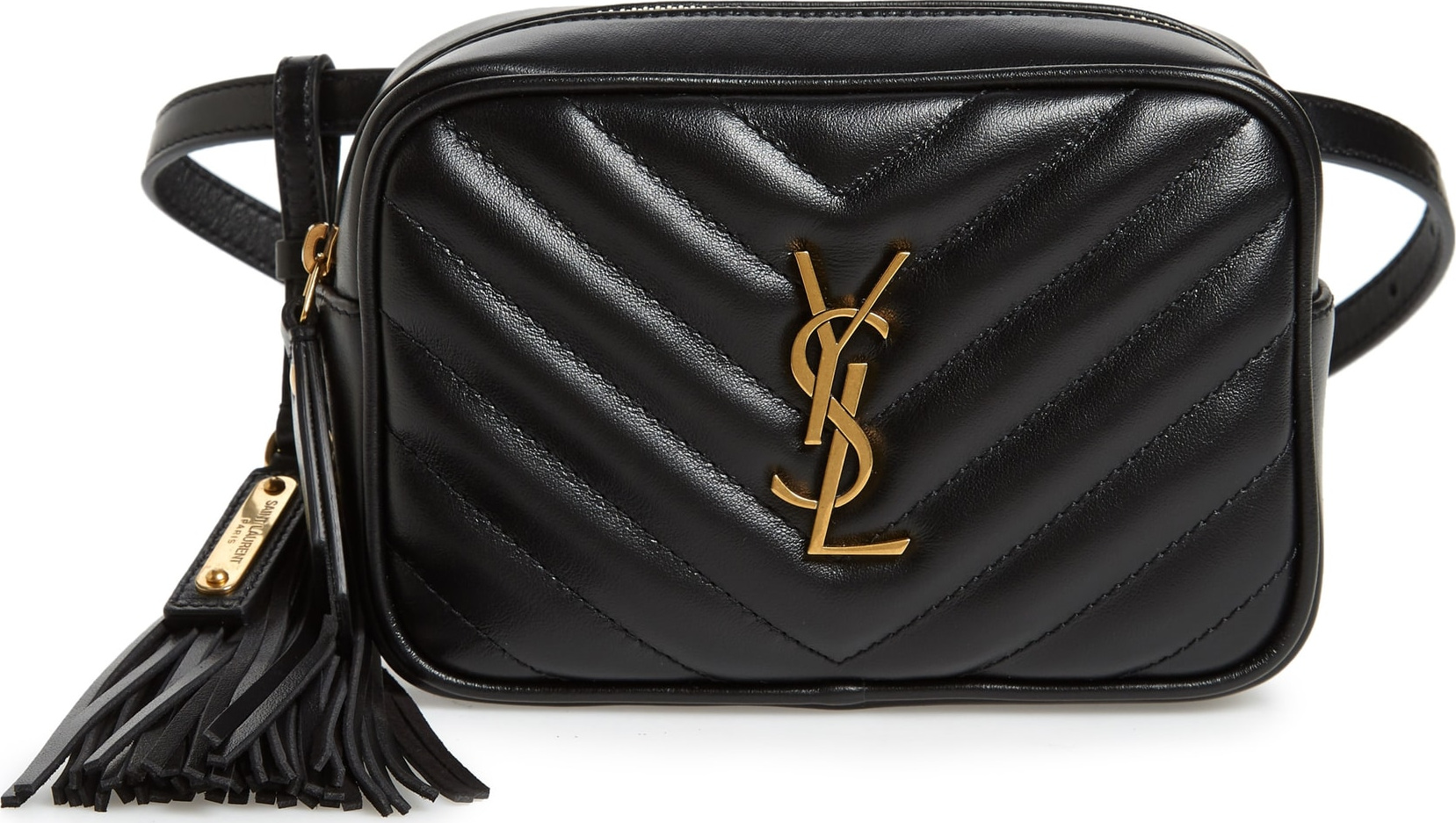 Saint Laurent Loulou Matelassé Leather Belt Bag