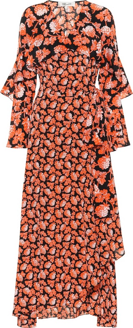 DIANE von FURSTENBERG Alice floral silk wrap dress