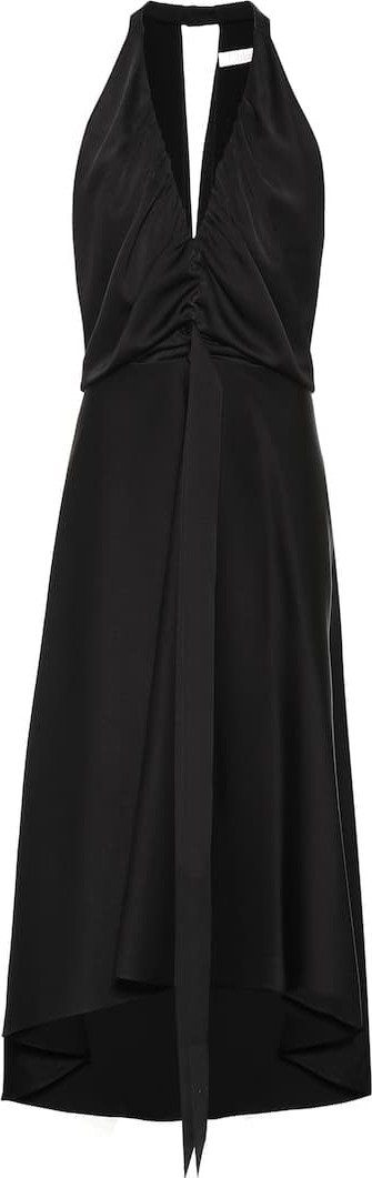 Chloe Satin midi dress