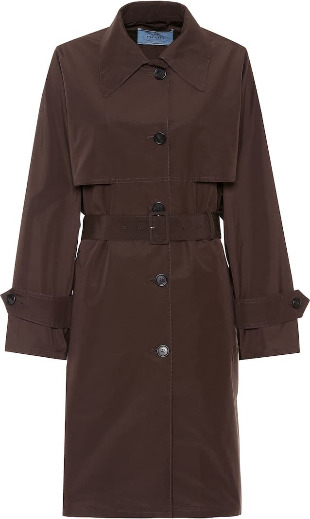 Prada Technical poplin coat