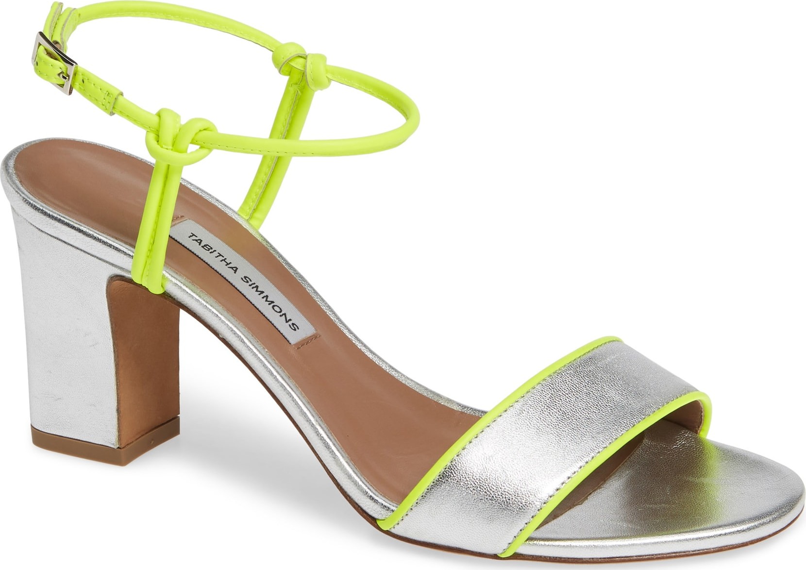 Tabitha Simmons Bungee Block Heel Sandal