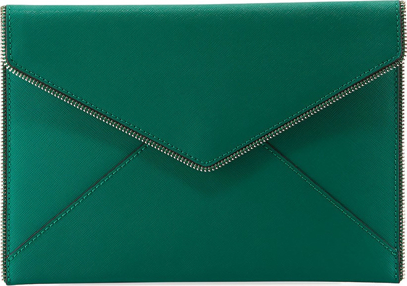 Rebecca Minkoff Leo Saffiano Envelope Clutch Bag