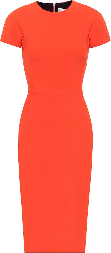 Victoria Beckham Crêpe midi dress