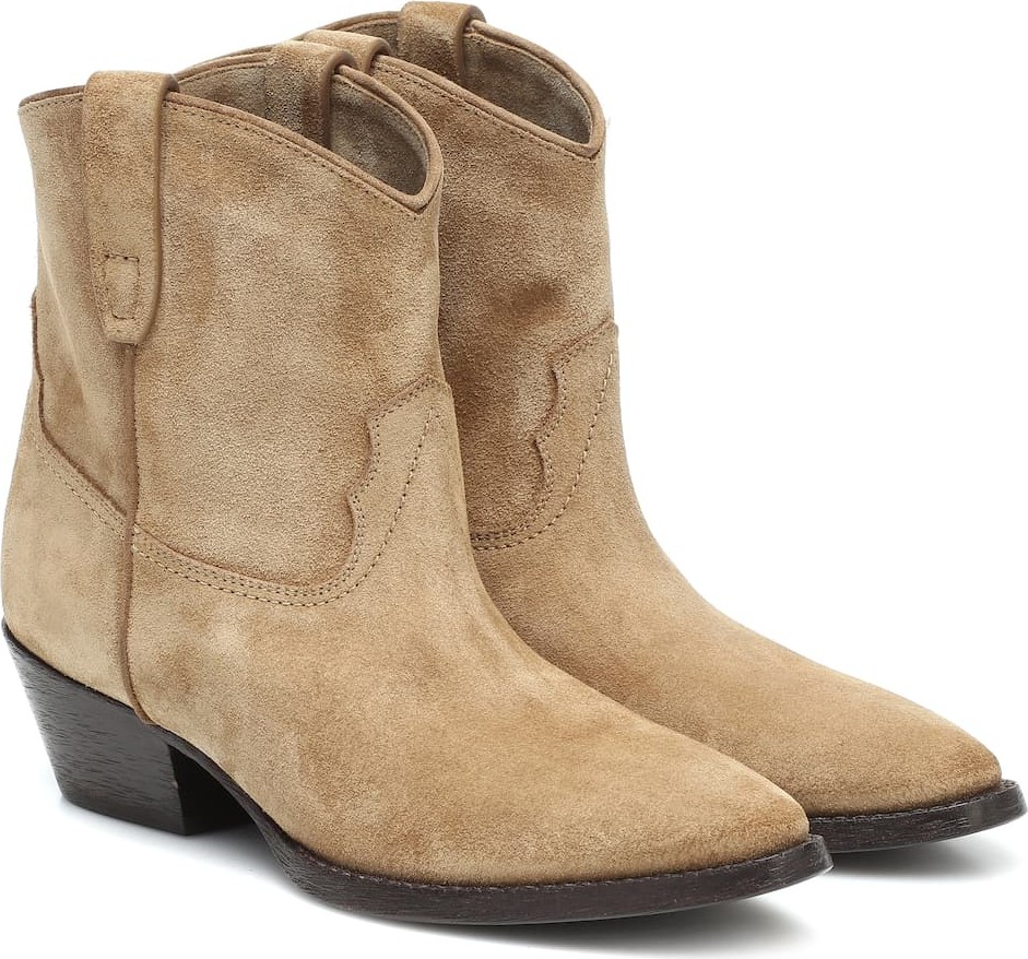 Saint Laurent West 45 suede ankle boots