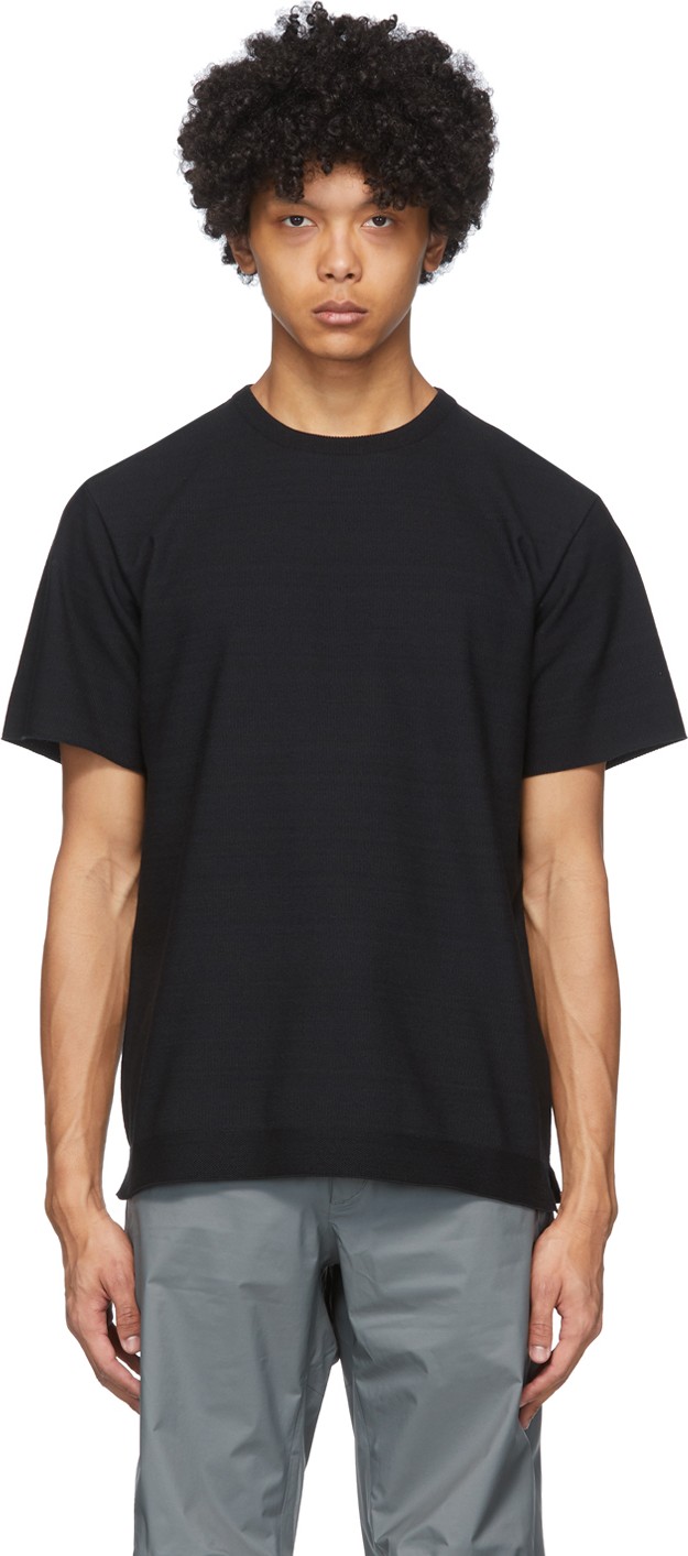 Snow Peak Black Co/Pe Dry T-Shirt