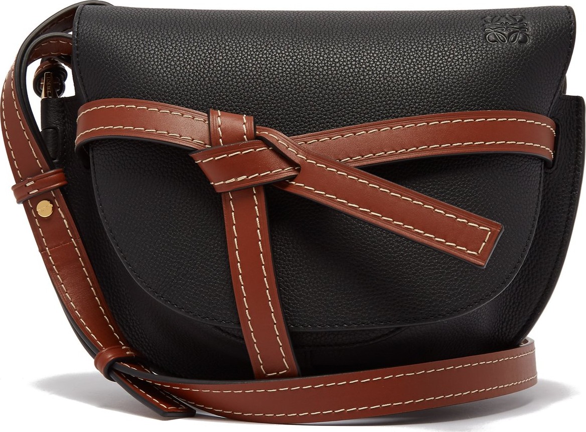 LOEWE Gate small grained-leather cross-body bag