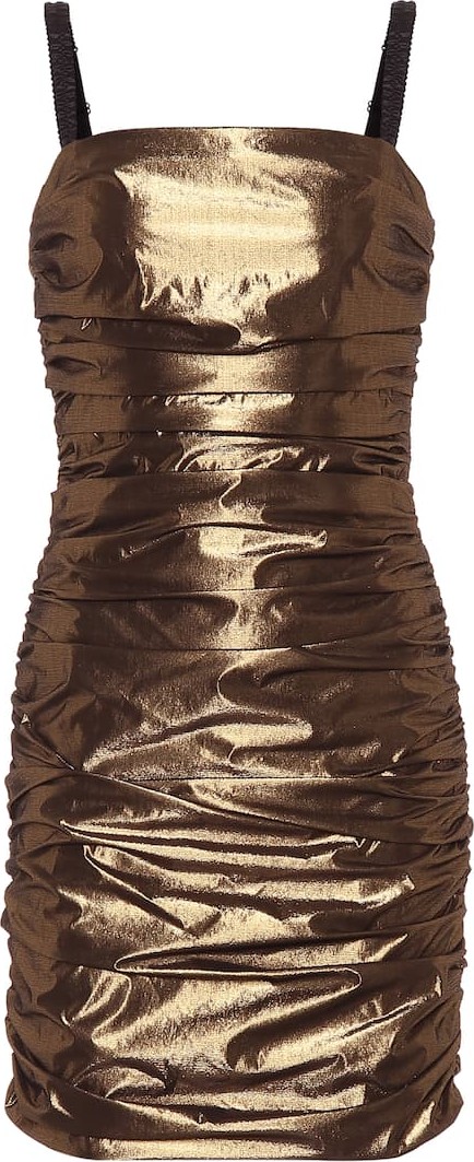 Dolce & Gabbana Lamé minidress