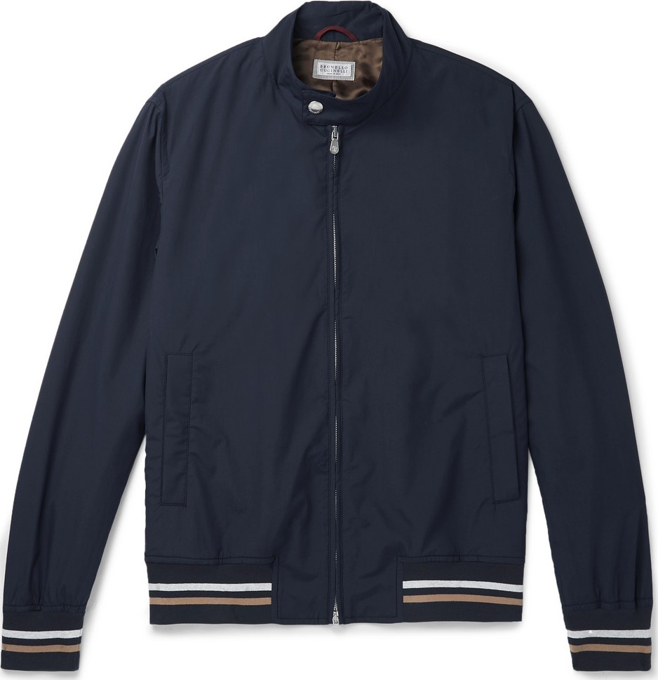 Brunello Cucinelli Cotton Bomber Jacket
