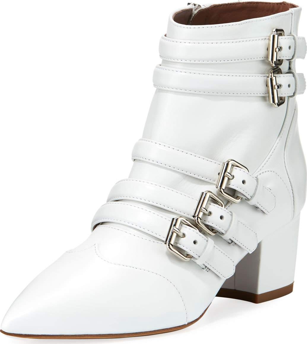 Tabitha Simmons Christy Leather Buckle 50mm Booties