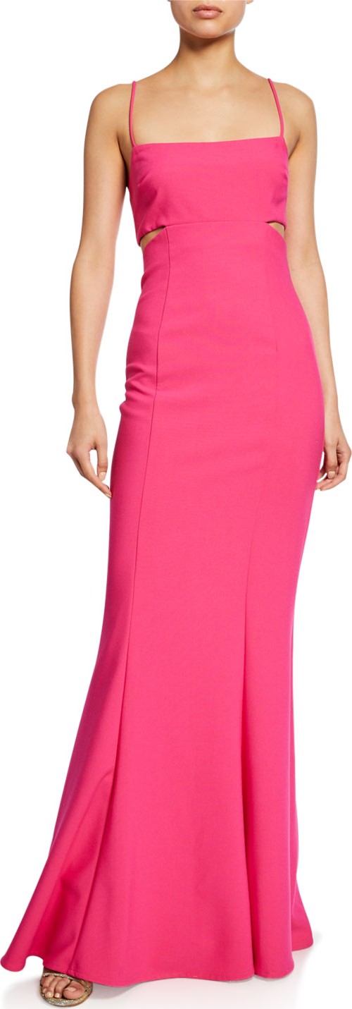 LIKELY Tamarelli Sleeveless Cutout Gown