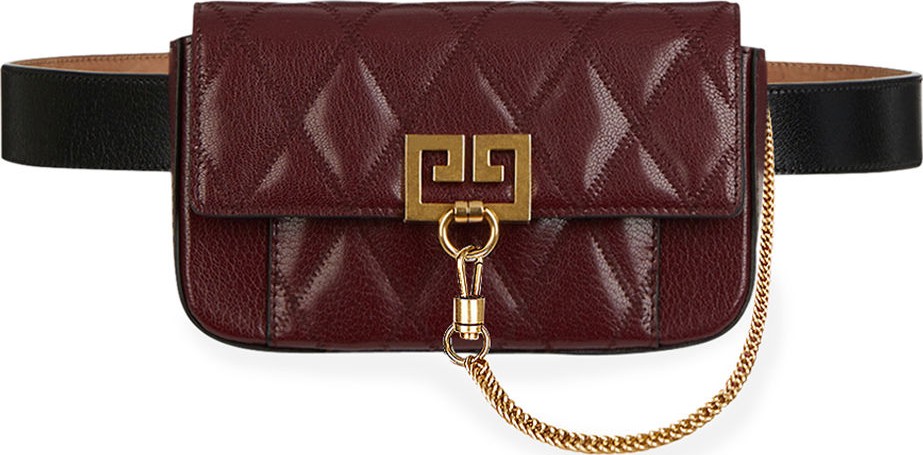 Givenchy Pocket Mini Pouch Convertible Clutch/Belt Bag - Golden Hardware