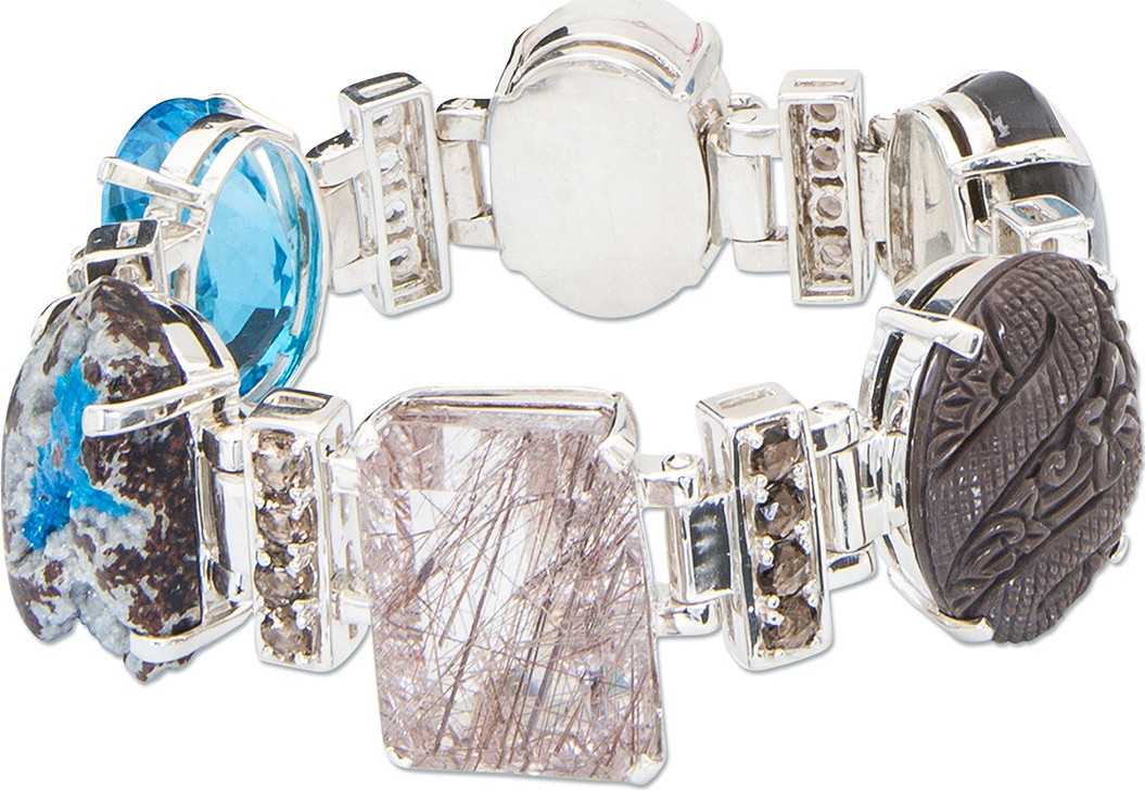 Stephen Dweck Multi-Gemstone Tennis Bracelet