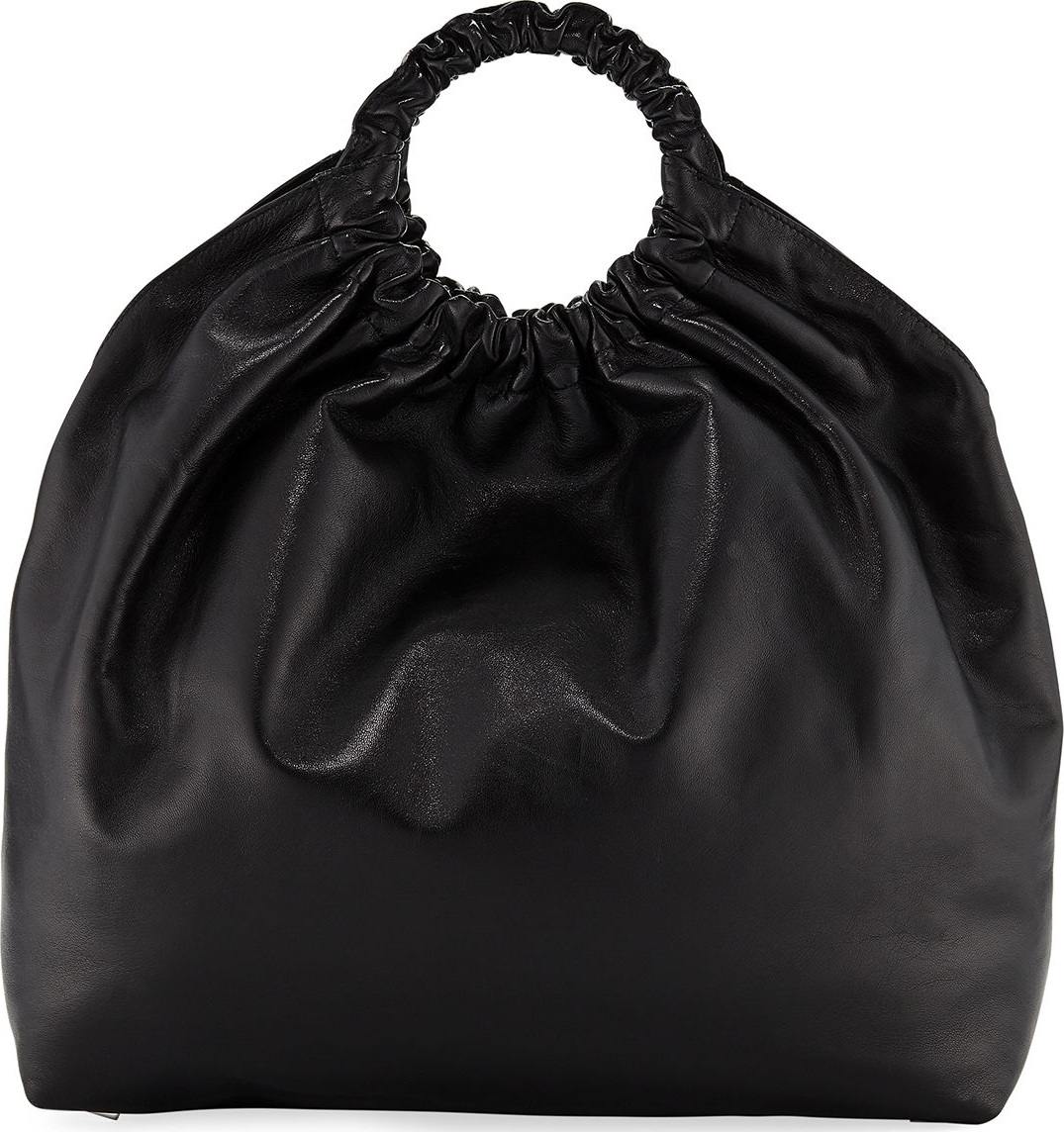 THE ROW Double Circle XL Napa Shoulder Bag