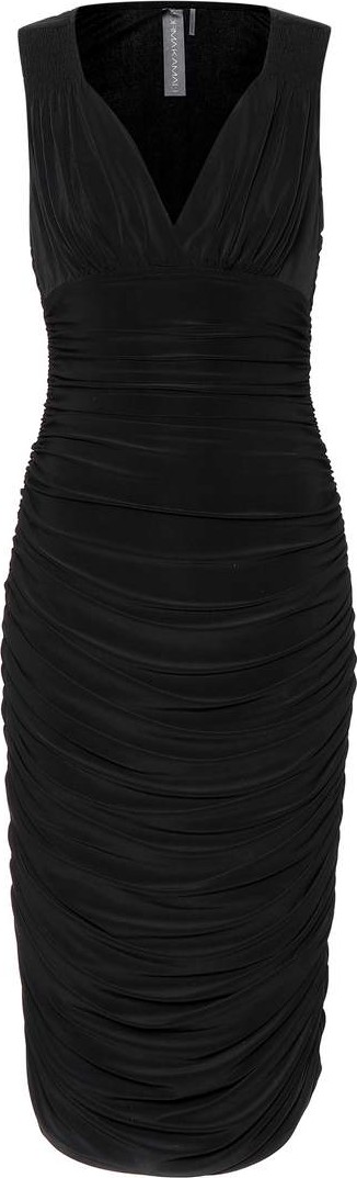 Norma Kamali Ruched midi dress