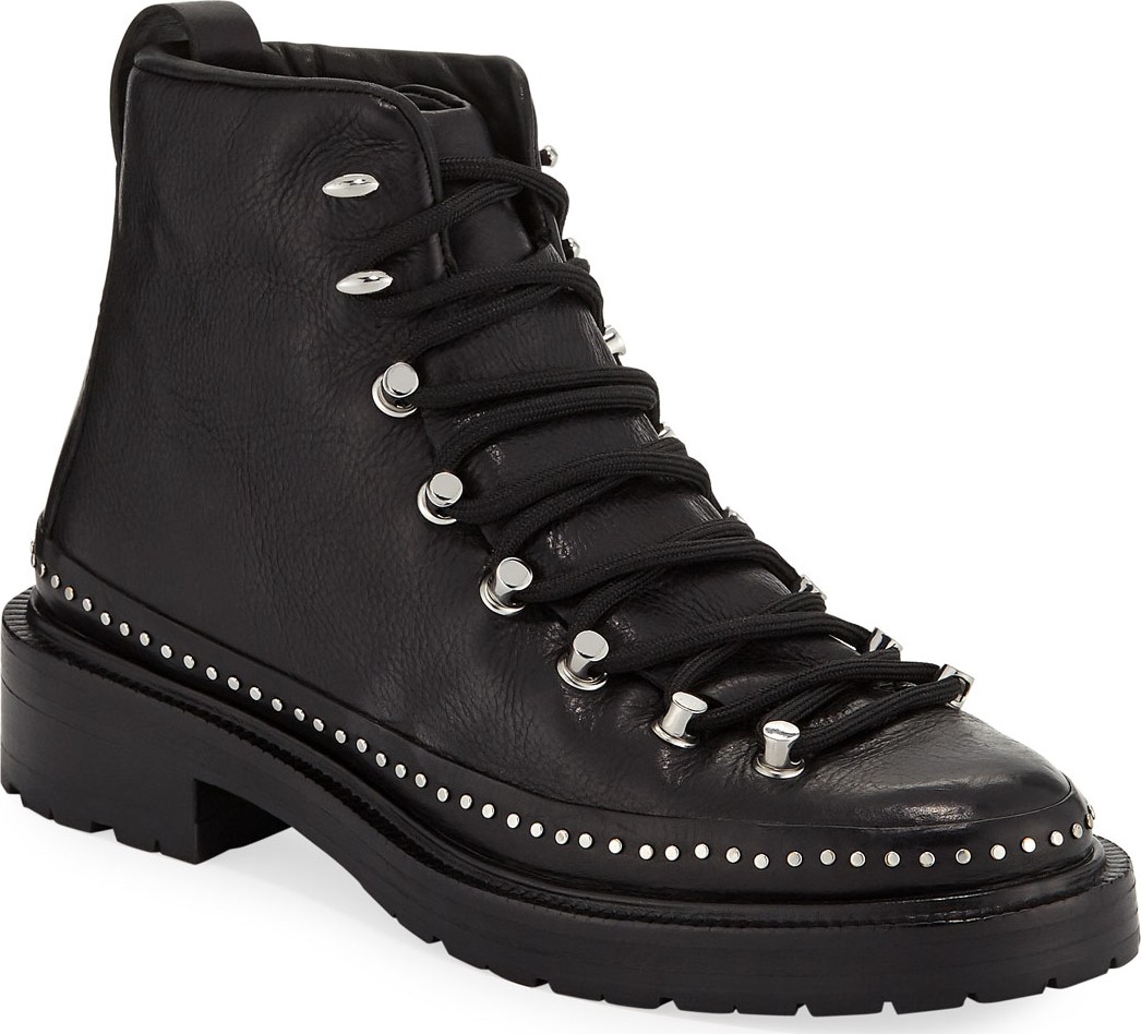 Rag & Bone Compass Studded Leather Hiker Boots