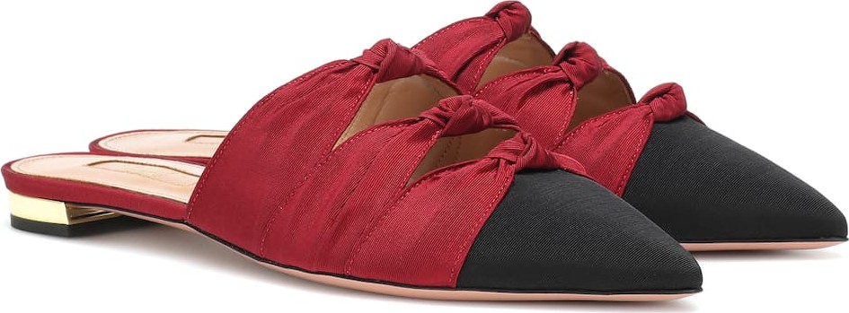 Aquazzura Exclusive to Mytheresa – Mondaine slippers