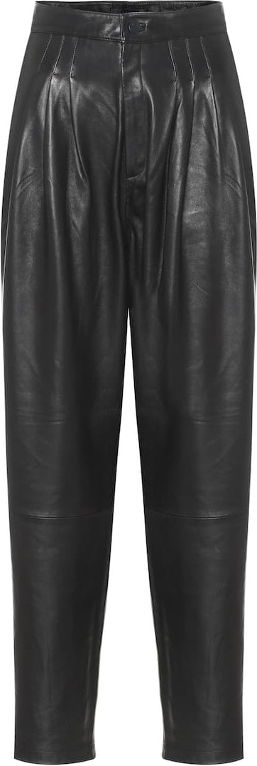 J BRAND Nila high-rise leather cigarette pants