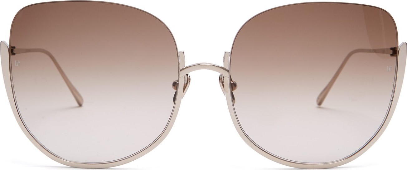 Linda Farrow Kennedy oversized cat-eye sunglasses