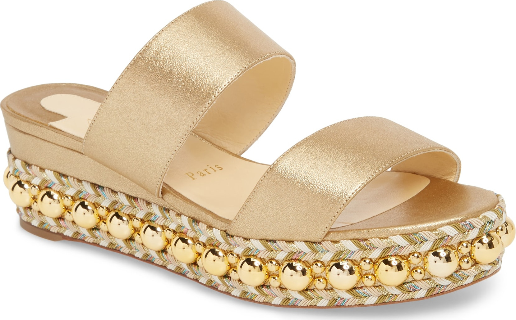 Christian Louboutin Janitag Studded Slide Sandal