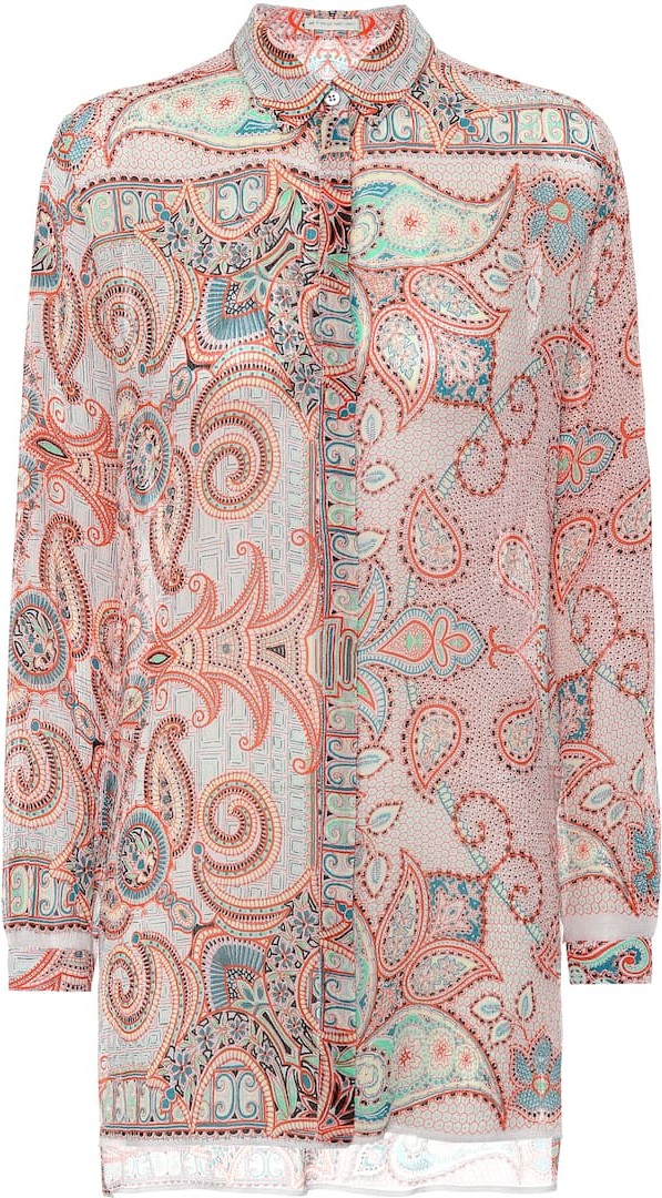 Etro Printed silk shirt