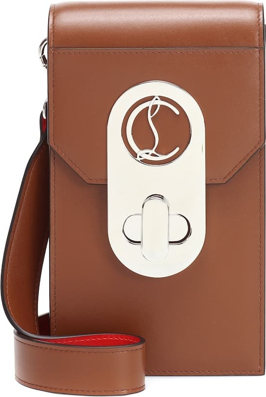Christian Louboutin Elisa Phone Pouch leather crossbody bag