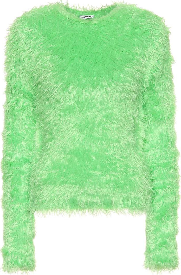 Balenciaga Faux fur sweater