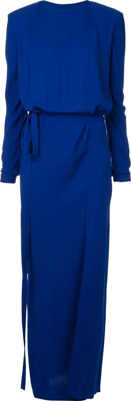 Haider Ackermann long fitted dress