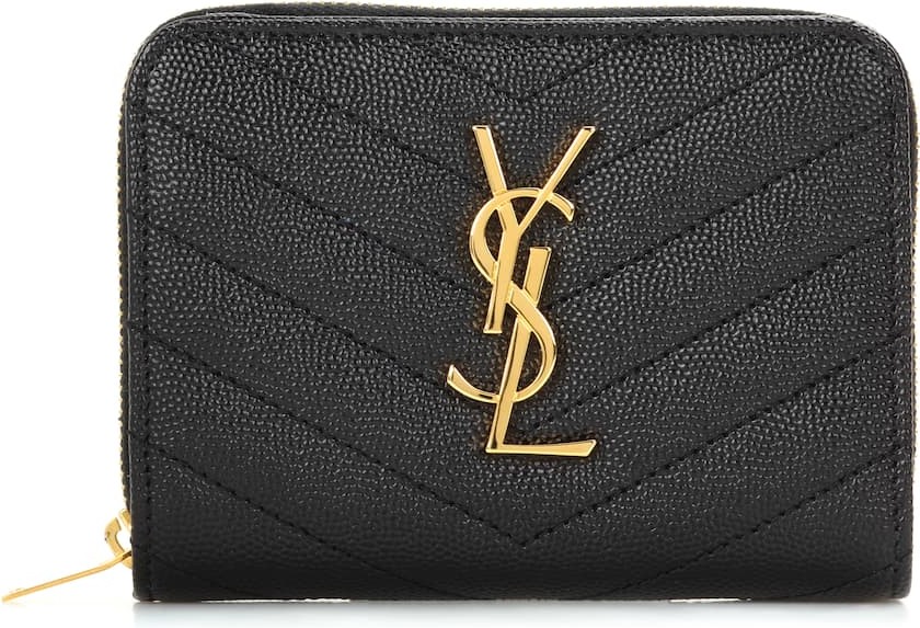 Saint Laurent Monogram Compact leather wallet