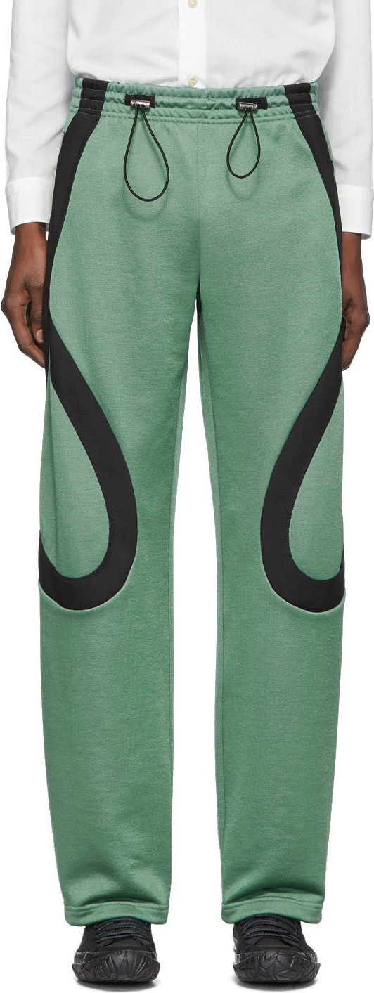 Kiko Kostadinov Green Lasso Knee Lounge Pants