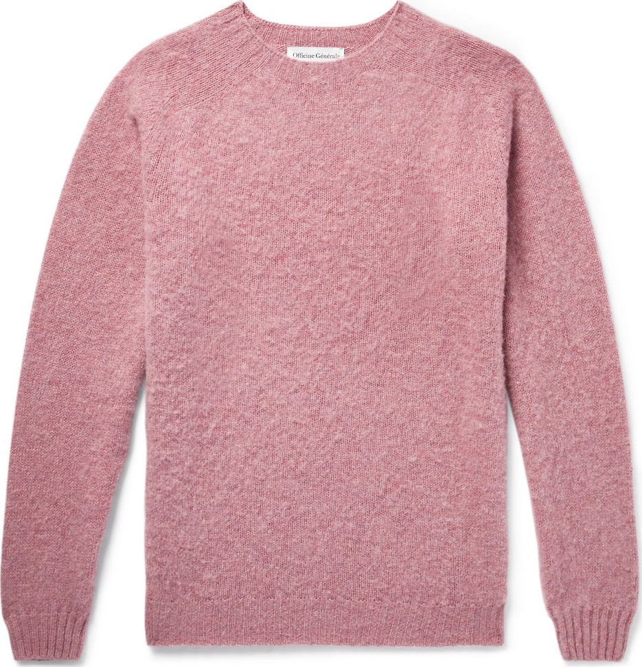 Officine Générale Shetland Wool Sweater