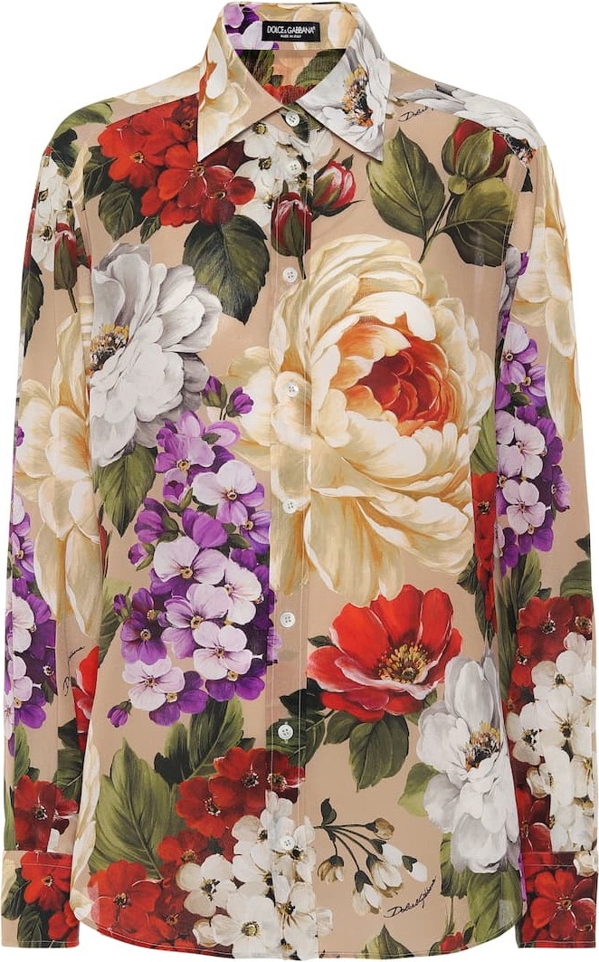 Dolce & Gabbana Floral silk shirt