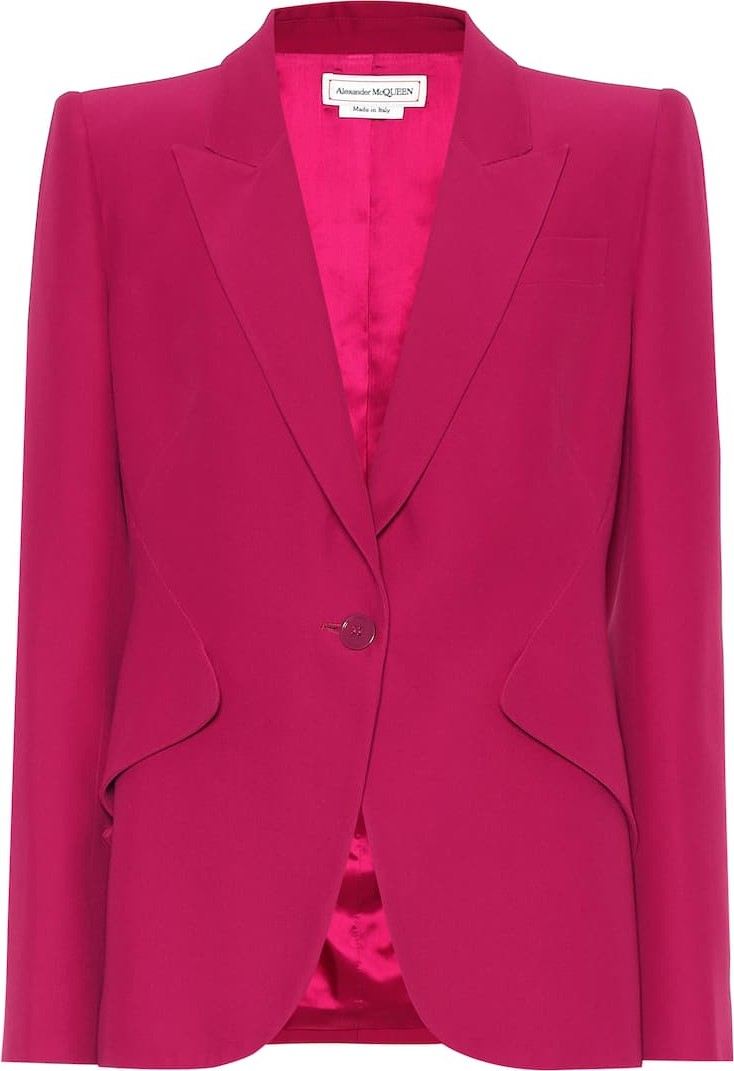 Alexander McQueen Crêpe blazer
