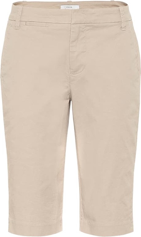 Vince Mid-rise cotton Bermuda shorts