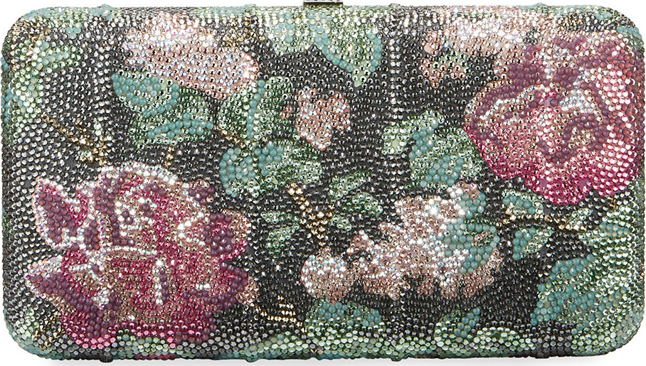 Judith Leiber Pink Symphony Large Clutch Bag, Multi