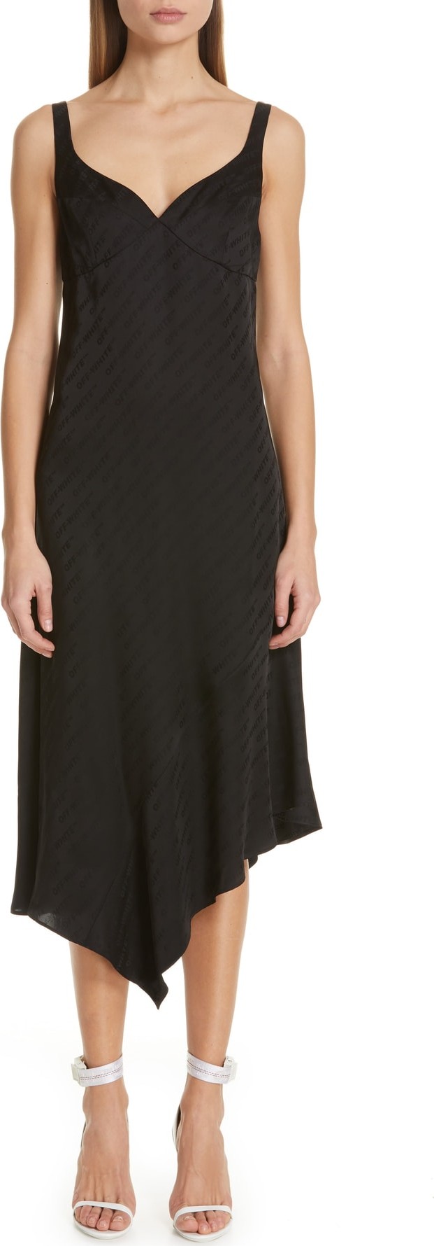 Off White Logo Love Dress