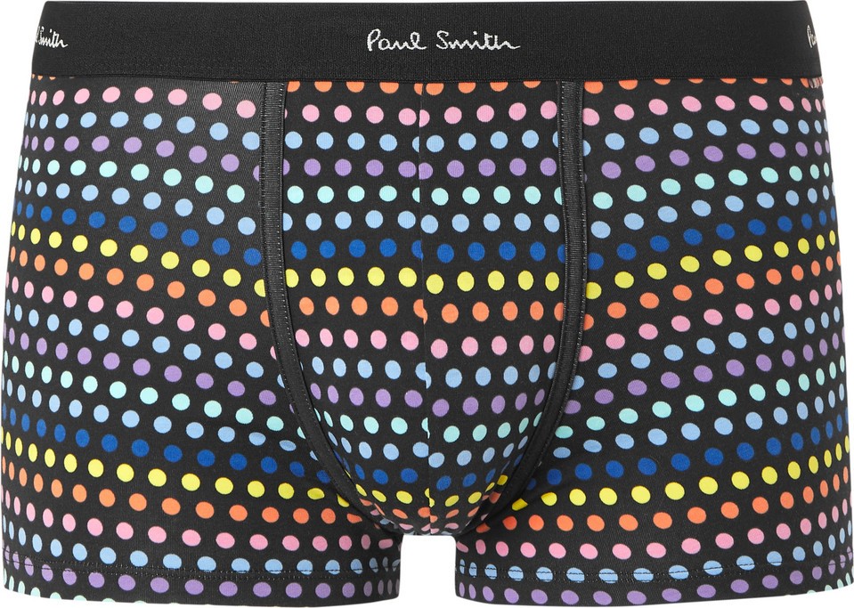 Paul Smith Polka-Dot Stretch-Cotton Boxer Briefs