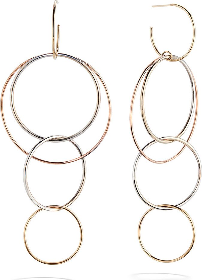 Lana 14K Gold Bonded Wire Hoop Earrings