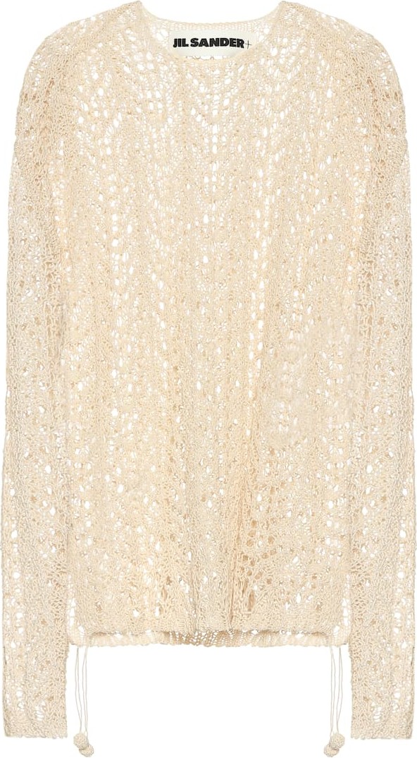 Jil Sander Cotton drawstring sweater