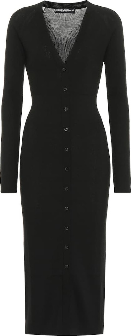 Dolce & Gabbana Cashmere-blend dress
