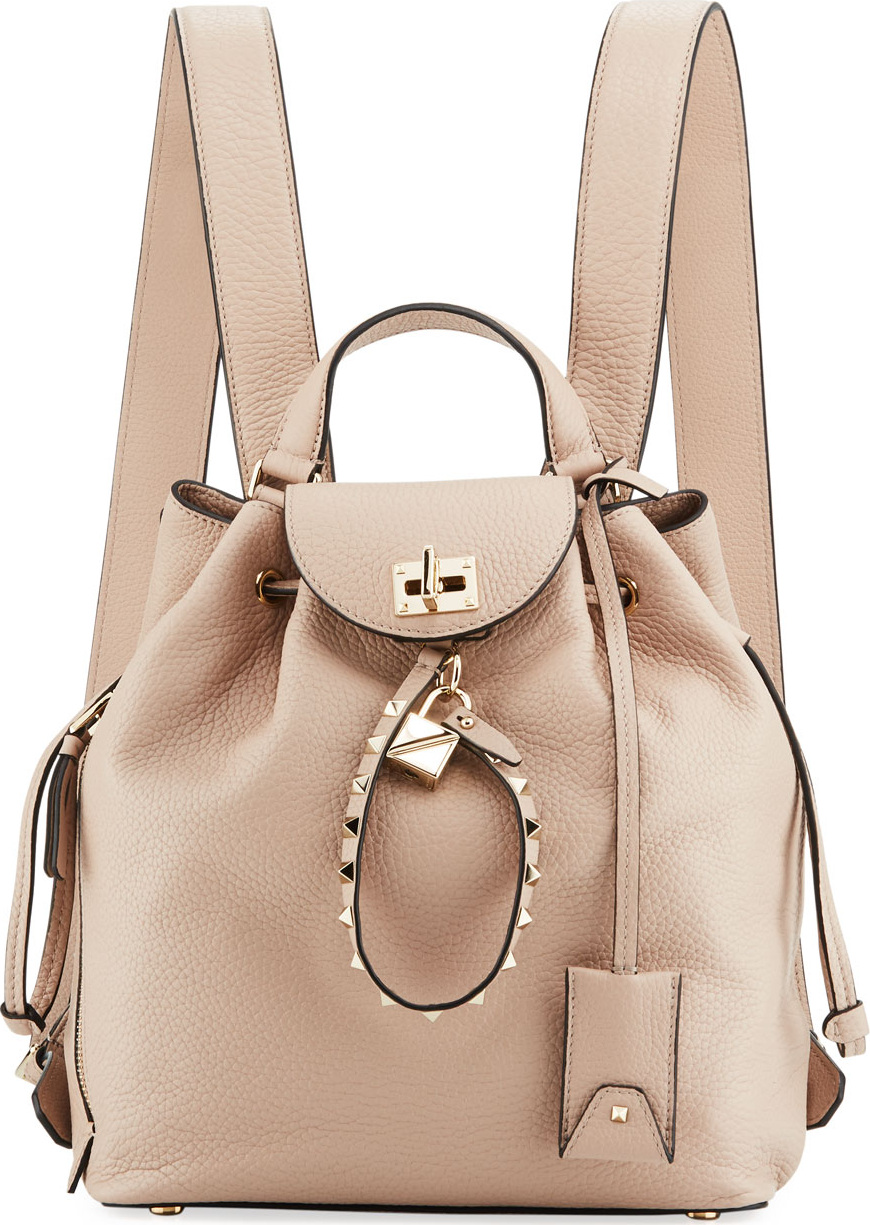 Valentino Twiny Leather Backpack