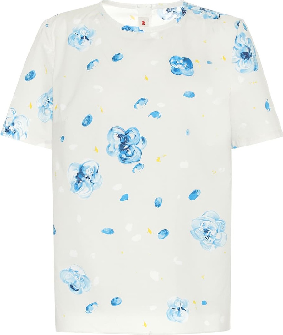 Marni Floral cotton T-shirt