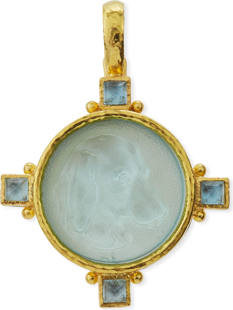 Loro Piana Leather Eyelet Belt