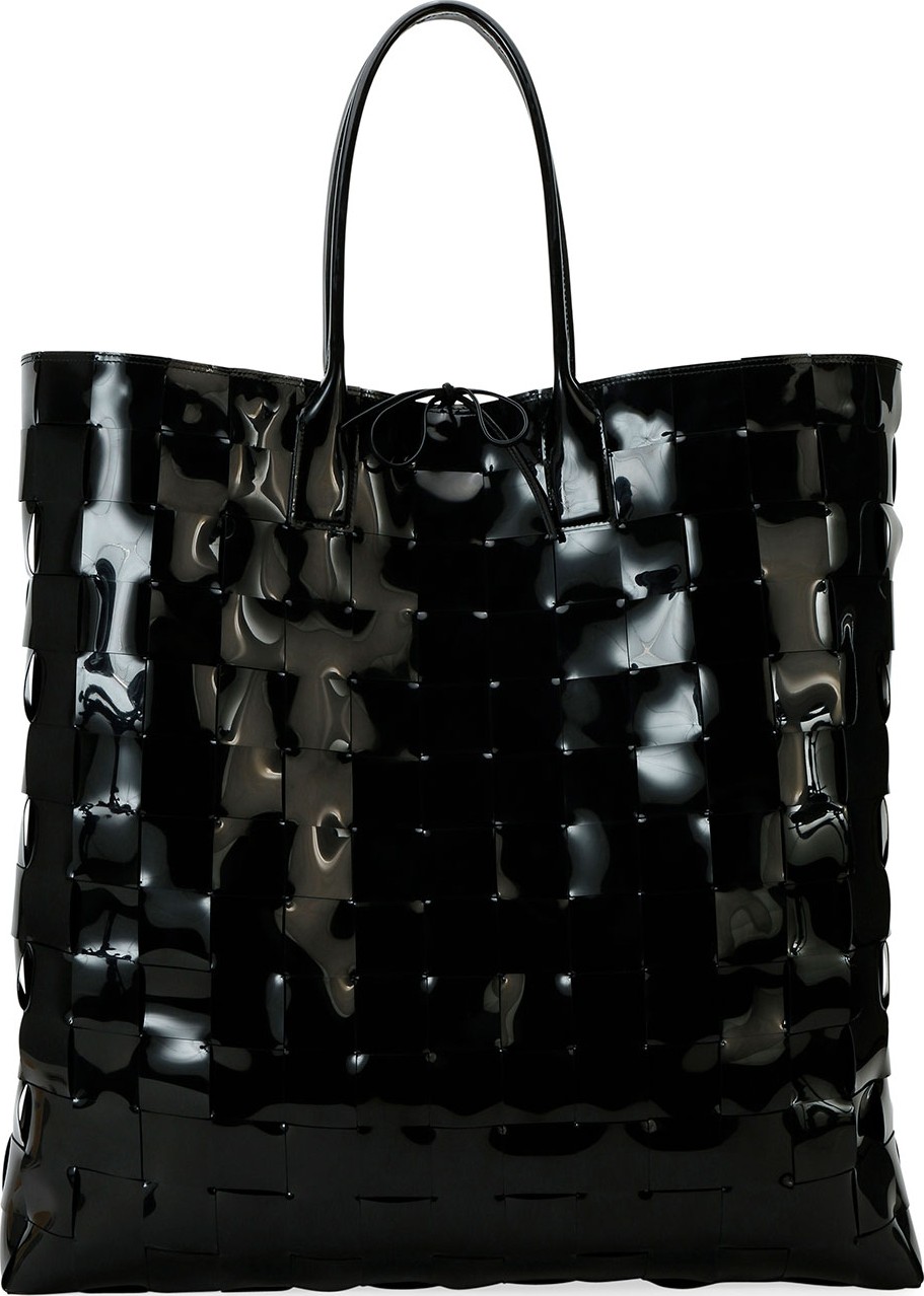Bottega Veneta Intrecciato Lacquer Tote Bag