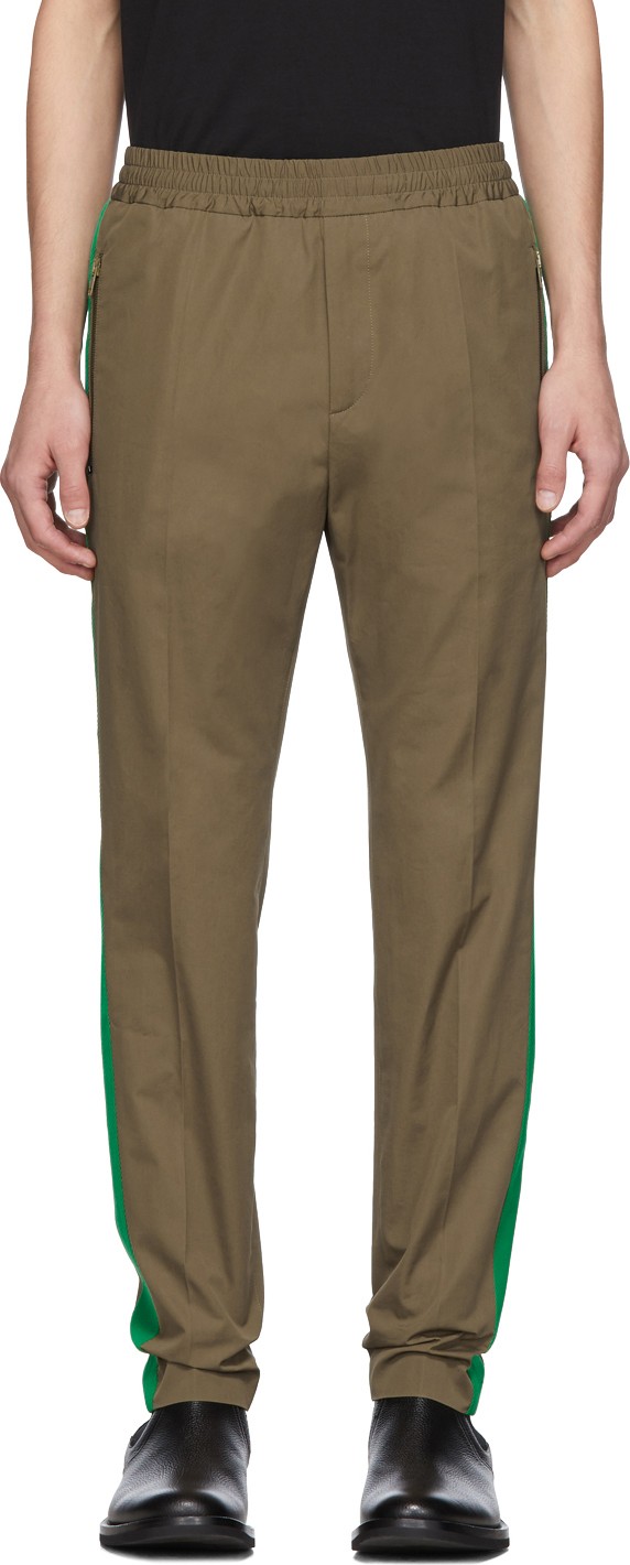 Stella McCartney Khaki Piet Contrast Trousers