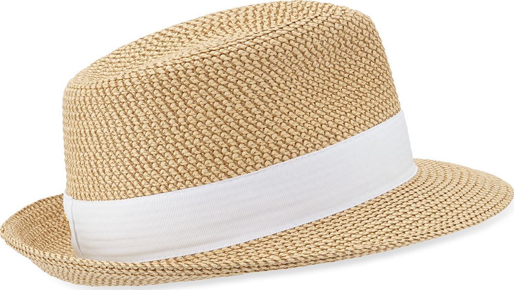 Eric Javits Squishee Classic Woven Fedora Hat