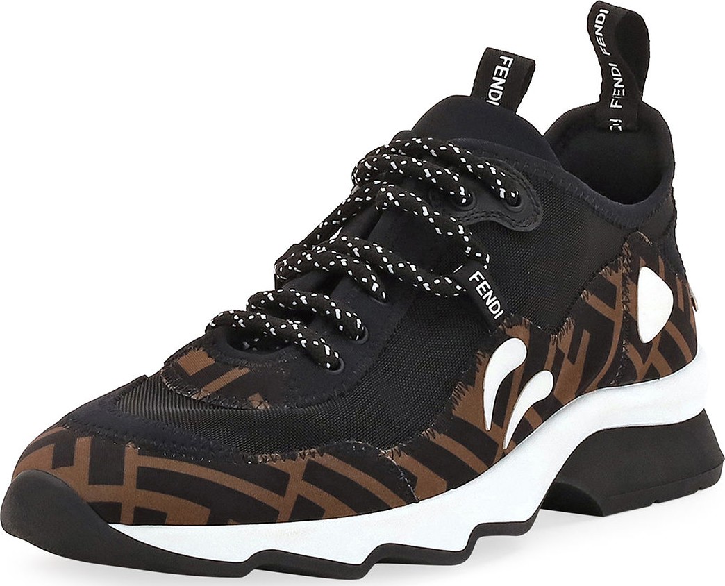 Fendi Freedom FF Patchwork Sneakers