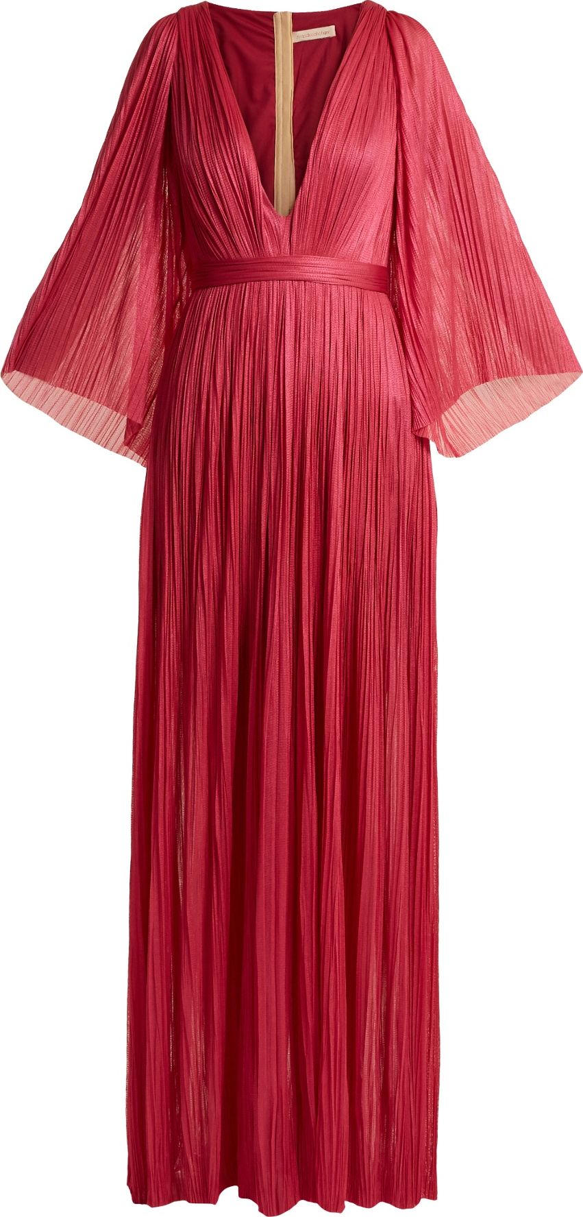 MARIA LUCIA HOHAN Lur deep V-neck silk-tulle gown