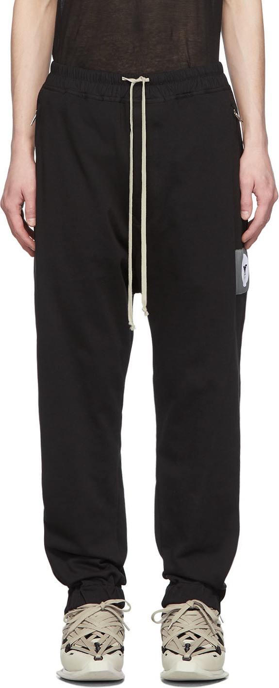 Rick Owens Black Tecuatl Track Lounge Pants