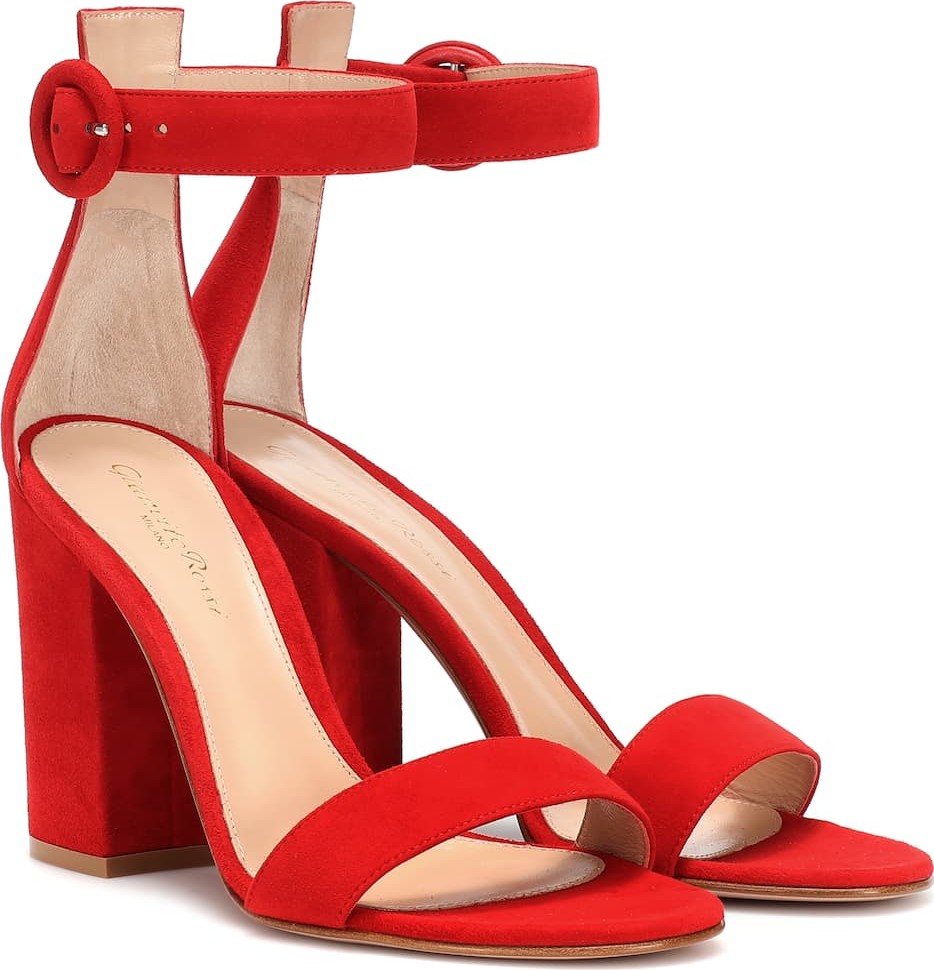 Gianvito Rossi Versilia suede sandals