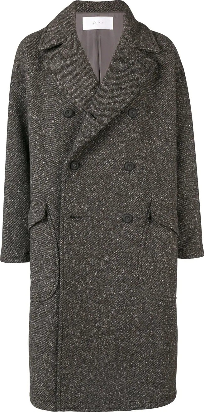 Julien David classic double-breasted coat